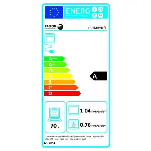 Four pyrolyse FAGOR FF75MPNX/1 - 8