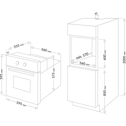 Four pyrolyse FAGOR FF75MPNX/1 - 7