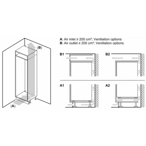 Réfrigérateur combiné intégré BOSCH KIV865SE0 - 11