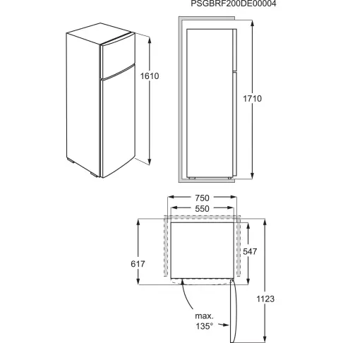 Réfrigérateur 2 portes ELECTROLUX LTB1AE28U0 - 8