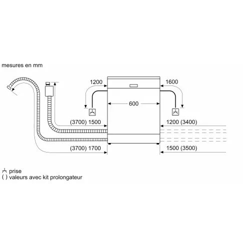 Lave-vaisselle 60 cm BOSCH SMS2HTI03F - 10