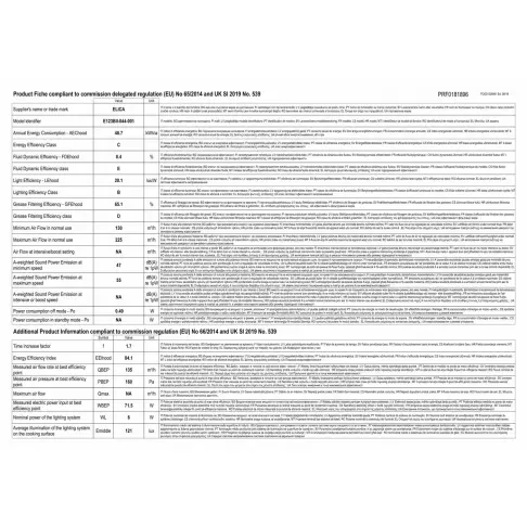 Hotte tiroir ELICA CIAK2.0GRA60 - 6