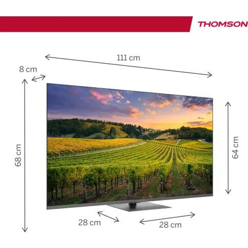 Télé led 50 pouces THOMSON 50QG5C14 - 4