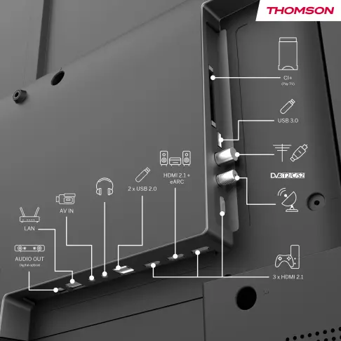 Télé led 50 pouces THOMSON 50QG5C14 - 6