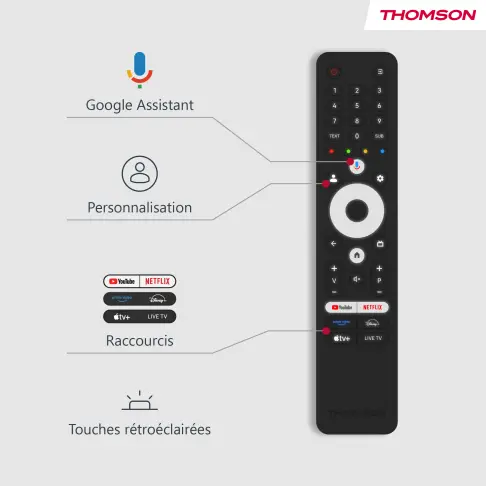 Télé led 50 pouces THOMSON 50QG5C14 - 10