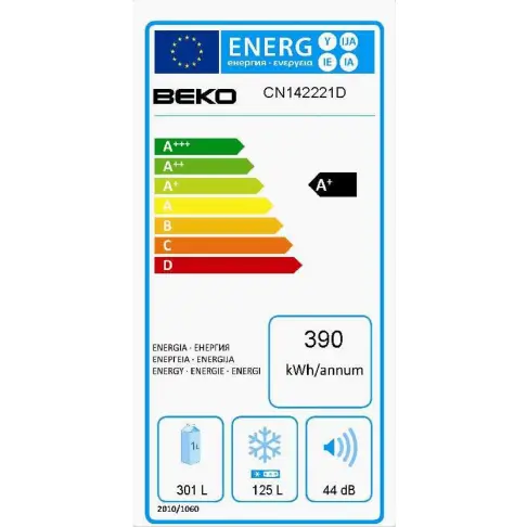 Réfrigérateur combiné inversé BEKO CN 142221 D - 3