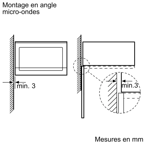 Micro-ondes encastrable monofonction BOSCH BFL523MB1F - 6