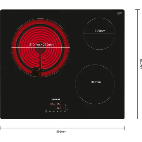 Plaque vitrocéramique SIEMENS ET61RBKB8E - 9