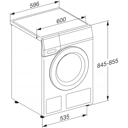 Lave-linge séchant MIELE WTD163WCS - 3