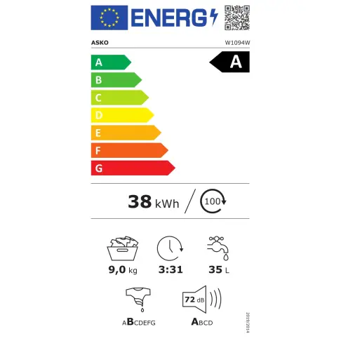 Lave-linge frontal ASKO W1094W - 2