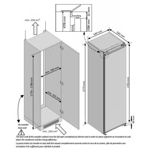 Réfrigérateur intégré 1 porte BEKO BSSA315K3SN - 4