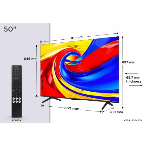 Tv led 50'' TCL 50P79L - 2