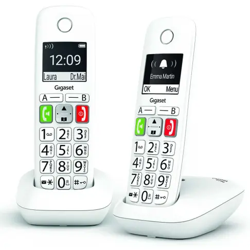 Telephone sans fil GIGASET SIEMENS GIGA E 290 DUO BLANC - 1