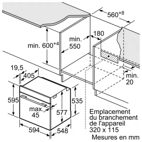 Four pyrolyse BOSCH HBG 672 BB 1 S - 4