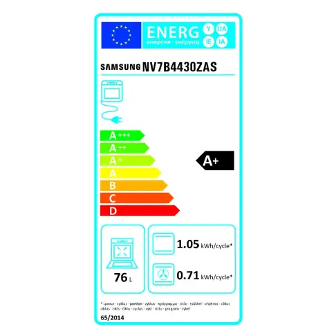 Four pyrolyse SAMSUNG NV7B4430ZAS - 8