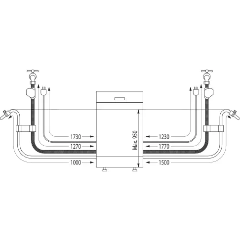 Lave-vaisselle tout intégré 60 cm HISENSE HV663C62 - 15
