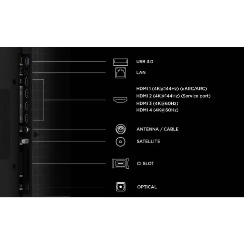 Tv led 85'' TCL 85C6KPRO - 7