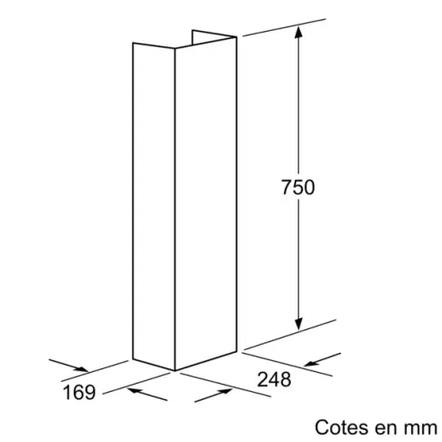Accessoire hotte BOSCH DHZ 1234 - 2