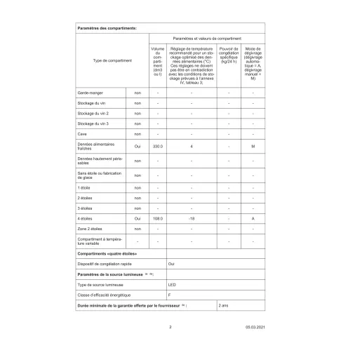 Réfrigérateur combiné inversé BOSCH KGN49LBEA - 7