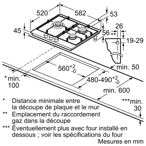Plaque gaz BOSCH PCC6A5I90 - 6