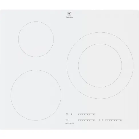 Plaque induction ELECTROLUX LIT60342CW 3 foyers blanche , 1 extensible 5200w - 1