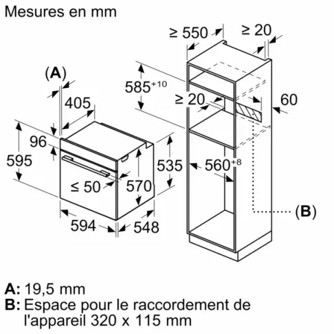 Four hydrolyse - écolyse BOSCH HBA553BA3F - 7