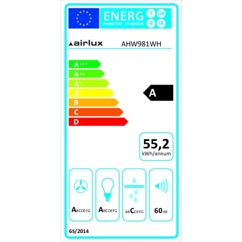 Hotte décorative AIRLUX AHW 981 WH - 2