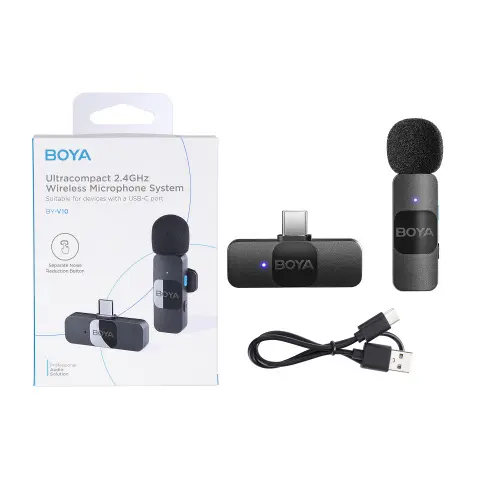 Microphone sans fil BOYA BY V 10 MICRO SANS FIL - 9