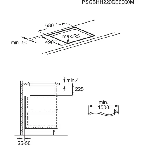 Table aspirante ELECTROLUX KCC73443 - 15