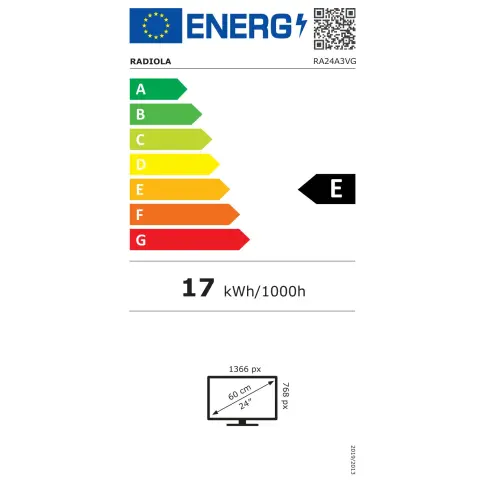 Tv led 24'' RADIOLA RA24A3VG - 6