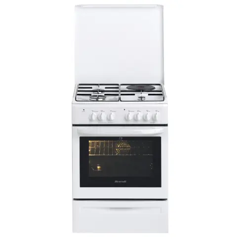 Cuisiniere mixte BRANDT KMP 1015 W - 1