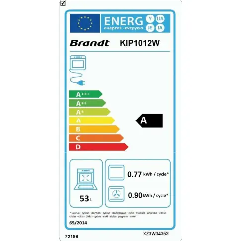 Cuisiniere mixte BRANDT KIP 1012 W - 3