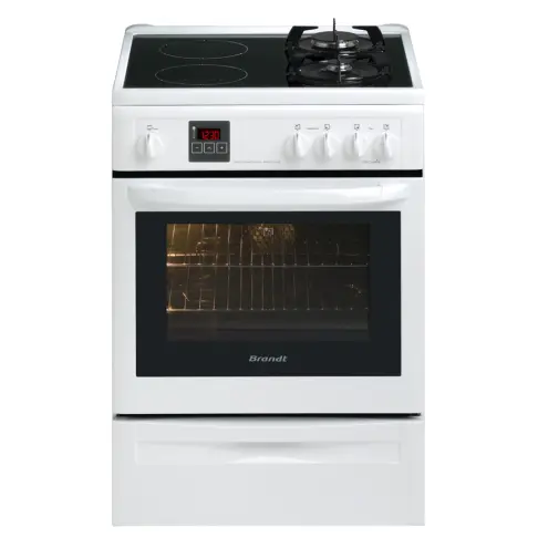 Cuisiniere mixte BRANDT KIP 1012 W - 1