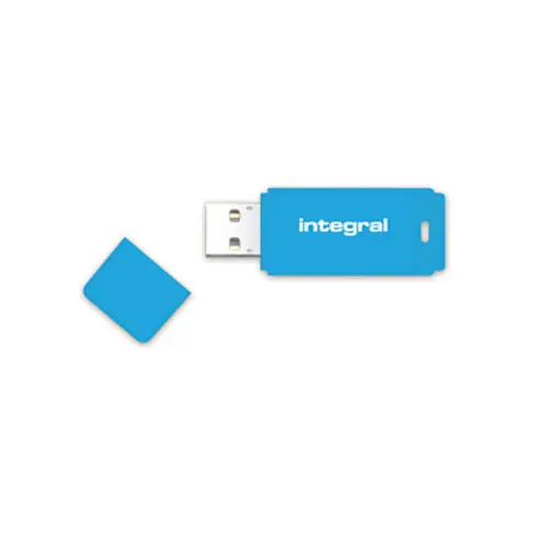 Cle usb INTEGRAL NEON BLEU 128 GO - 1