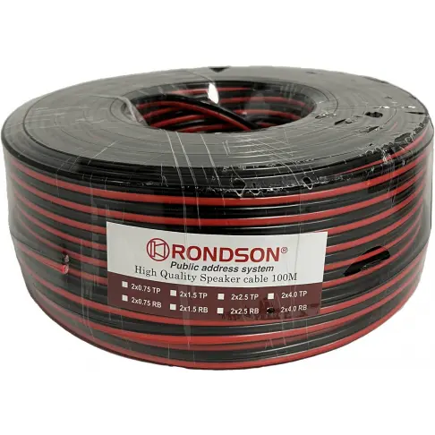 Câble haut-parleur RONDSON CAHP-1/5-100M-RN - 1