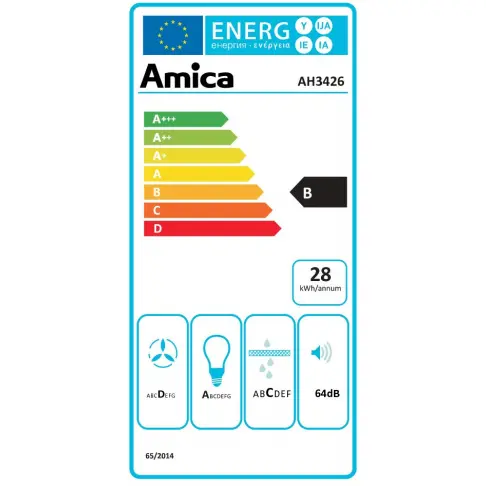 Hotte décorative AMICA AH 3426 - 3