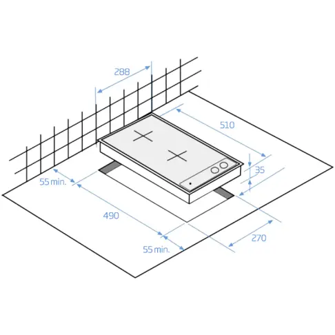 Domino vitro BEKO HDMC 32400 TX - 5