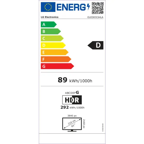 Tv oled 83'' LG OLED83C64LA - 12