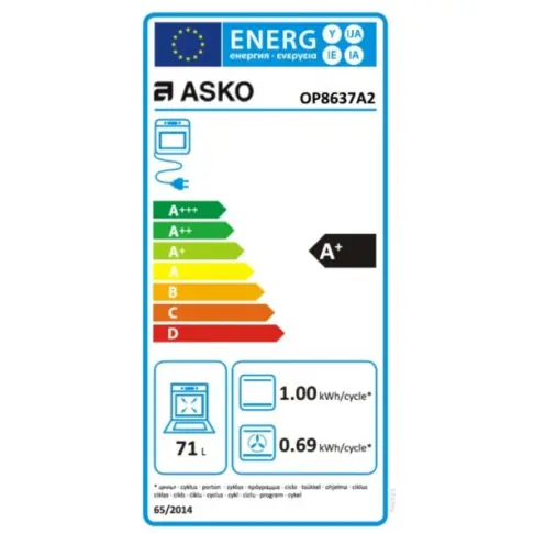 Four pyrolyse ASKO OP8637A2 - 2
