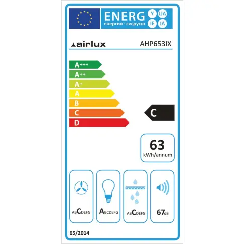 Hotte décorative AIRLUX AHP653IX - 2