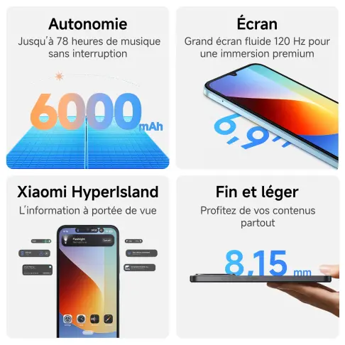 Smartphone XIAOMI REDMIA7PROBLEU - 6