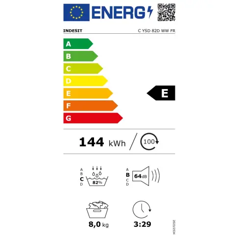 Sèche-linge frontal INDESIT CYSD82DWWFR - 10