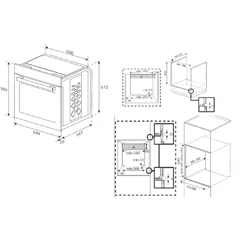 Four émail lisse BEKO BBIE12300XD - 9