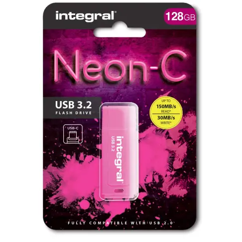 Clé usb INTEGRAL INFD128GBNEONCPK3.2 - 3