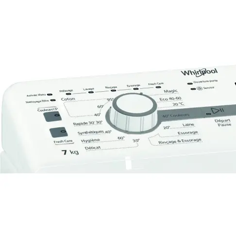 Lave linge top WHIRLPOOL TDLR7220SSFR/N - 3