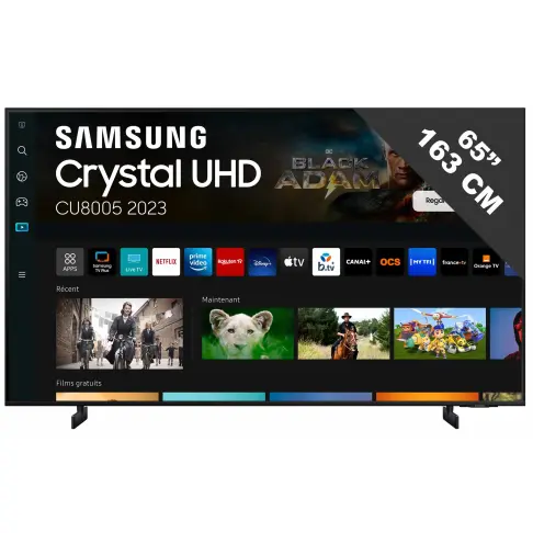 Télé led 65 pouces SAMSUNG TU65CU8005 - 1