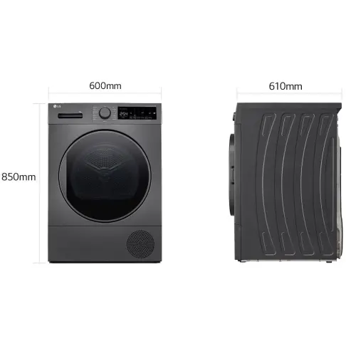 Sèche-linge frontal LG RH8D14ST - 11