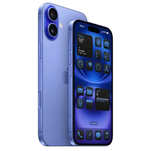 Smartphone APPLE iPhone 16 Plus Bleu 256 Go - MXY23ZD/A - 5