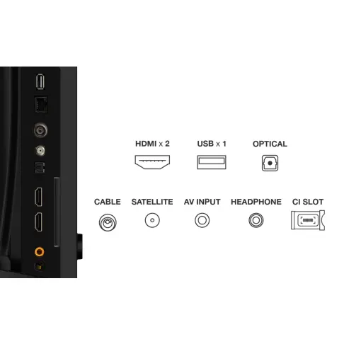 Tv led 32'' TCL 32S59K - 8