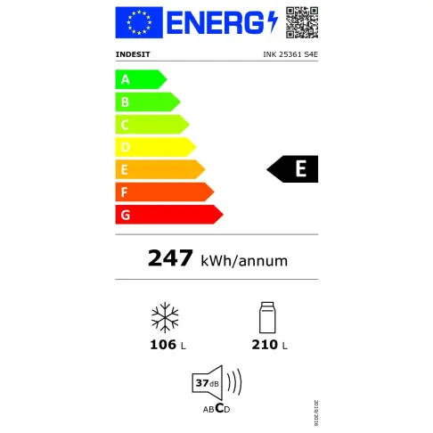 Réfrigérateur combiné inversé INDESIT INK25361S4E - 7